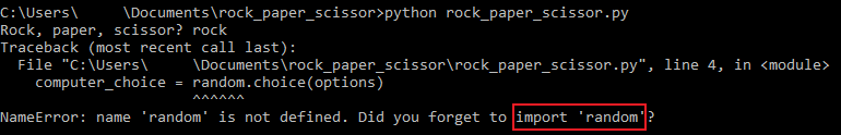 import error