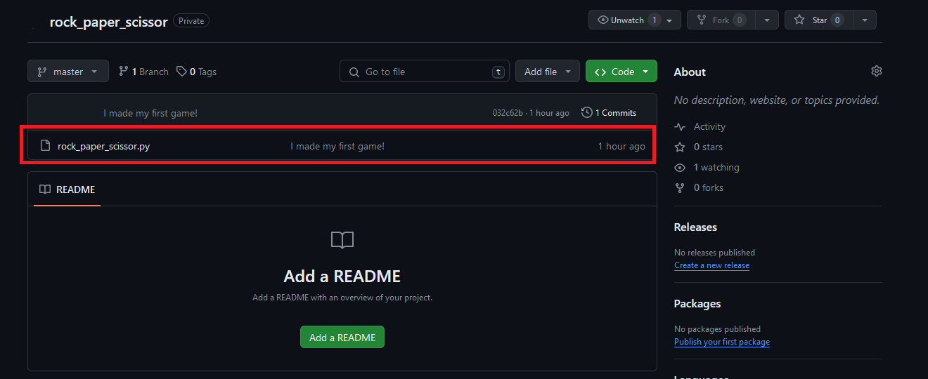 github repo