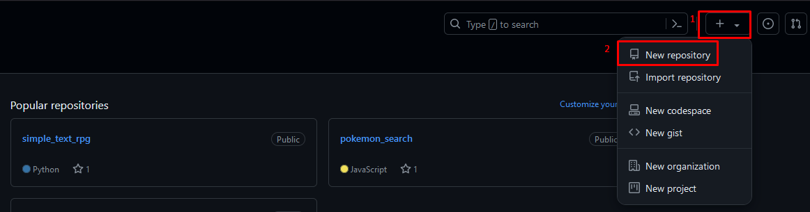 make new repository